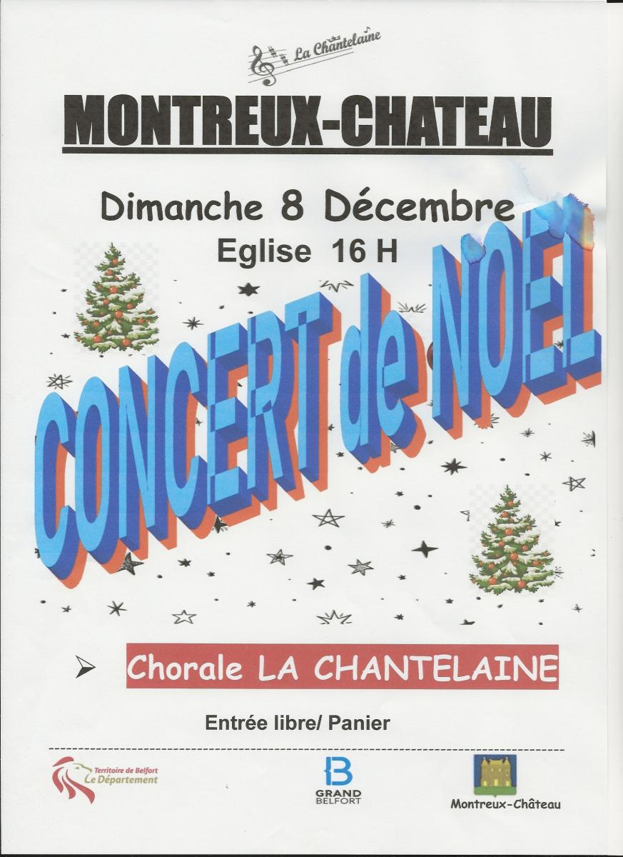 CONCERT DE NOEL DE LA CHANTELAINE