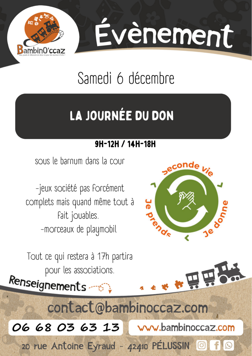 La journée du don chez BambinO’ccaz