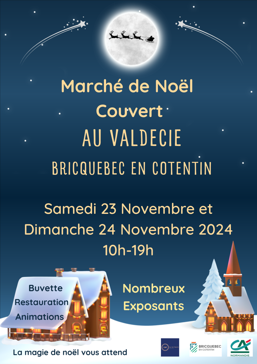 Marché de Noël couvert au Valdecie