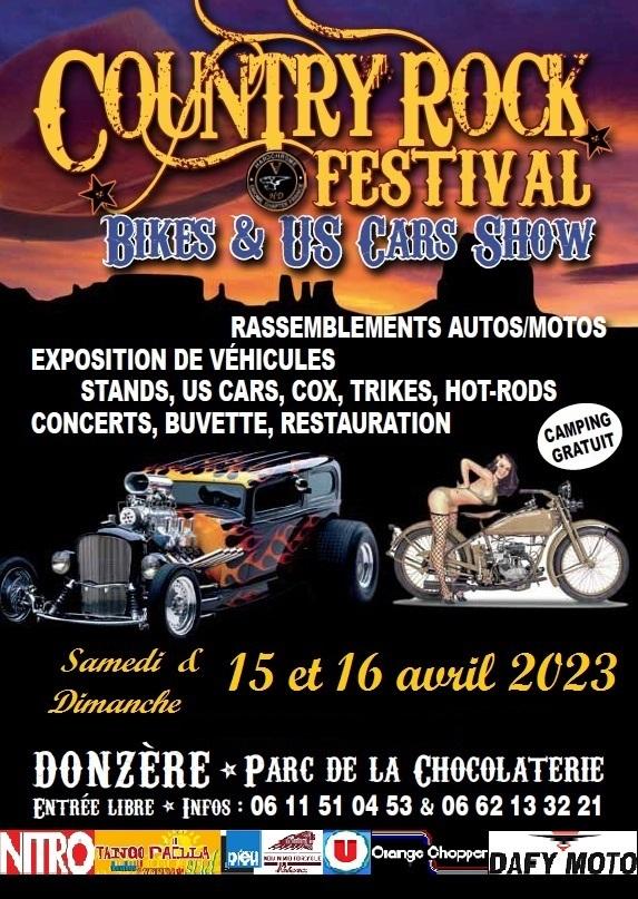 Events - COUNTRY ROCK FESTIVAL DONZERE BIKES & US CARS SHOW - Mairie de  Donzère | illiwap®