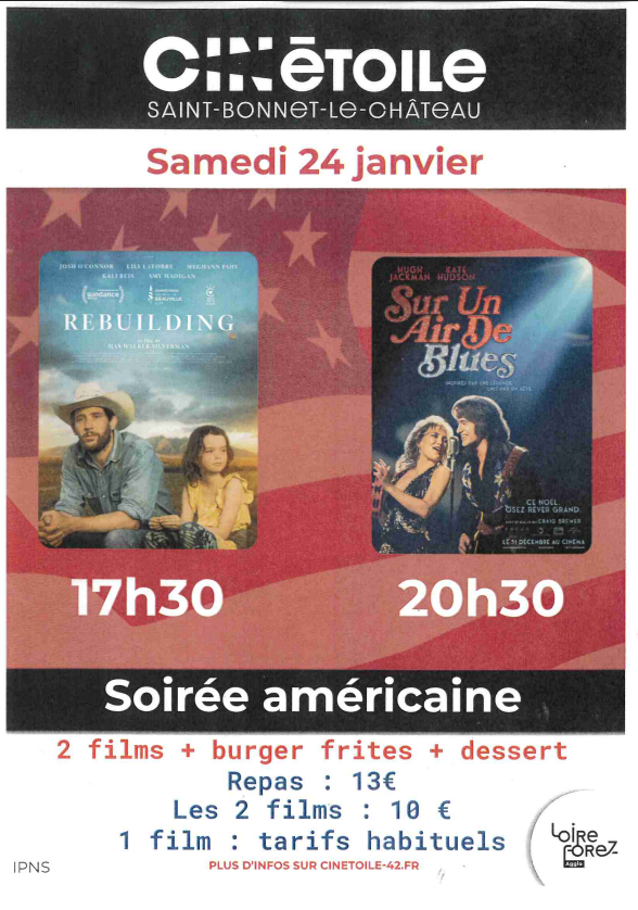🎬 Cinétoile – Soirée Américaine