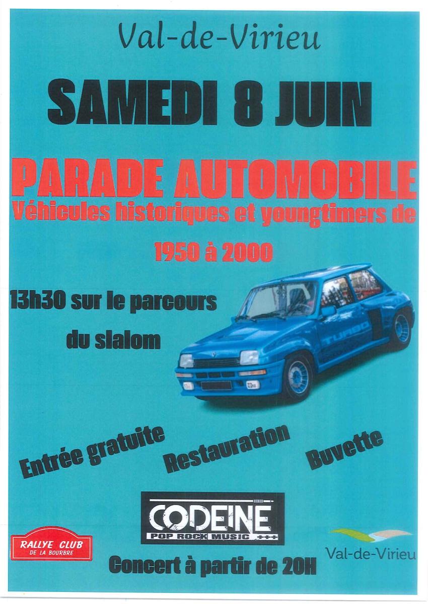 Parade automobile 8 06 2024