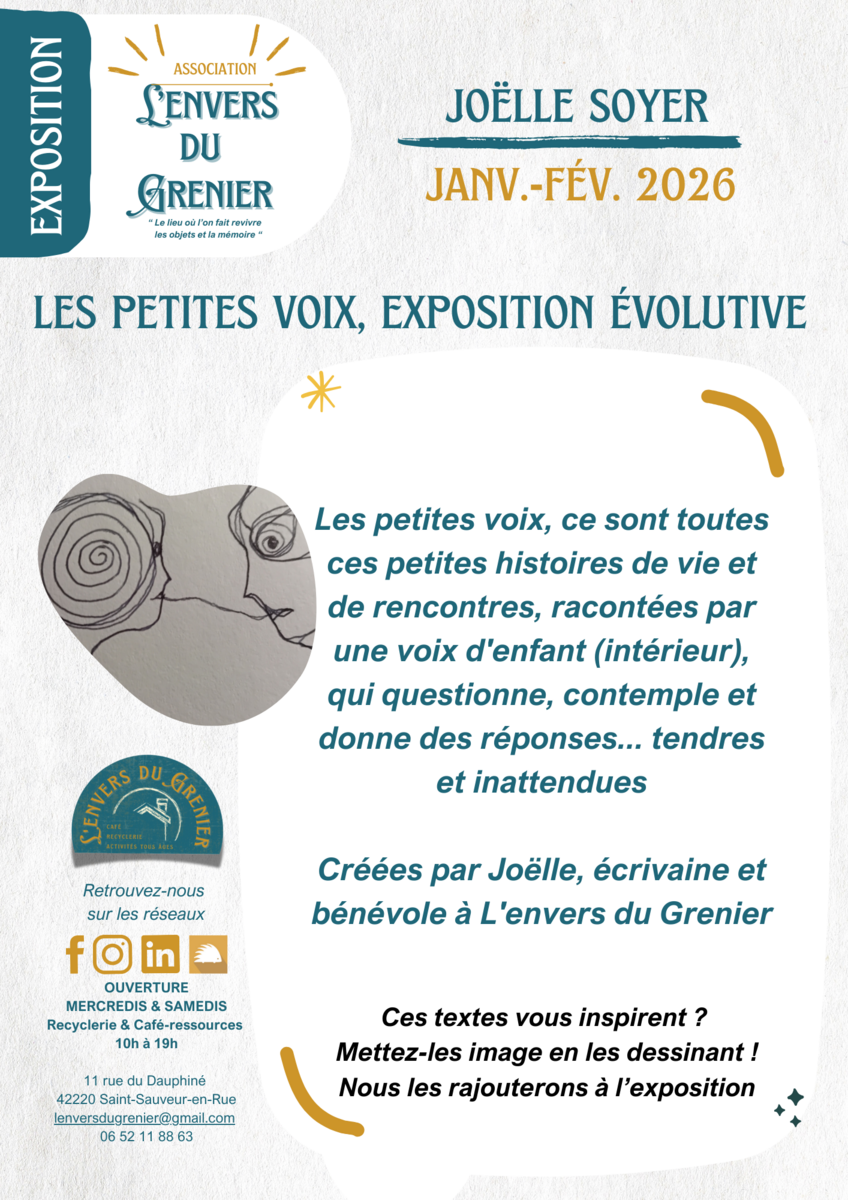Exposition "Les petites voix, exposition évolutive"