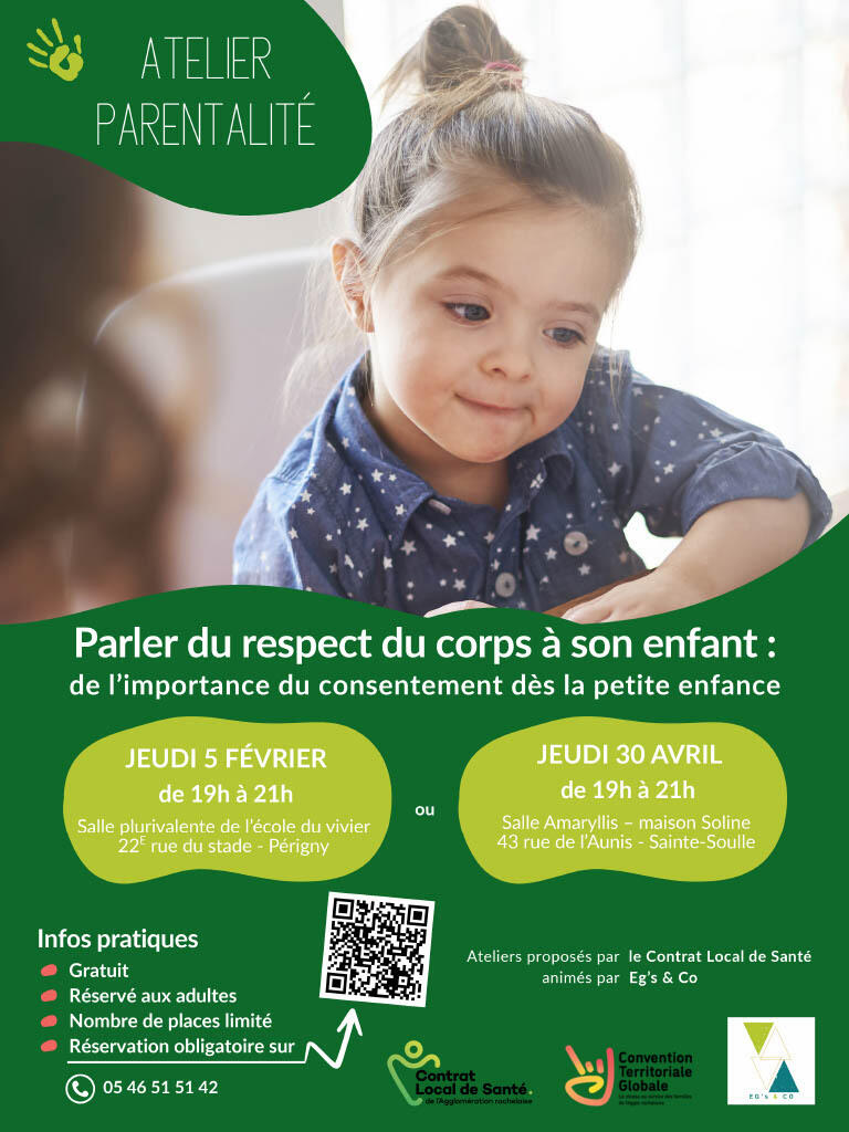 ATELIER PARENTALITÉ : Parler du respect du corps à son enfant