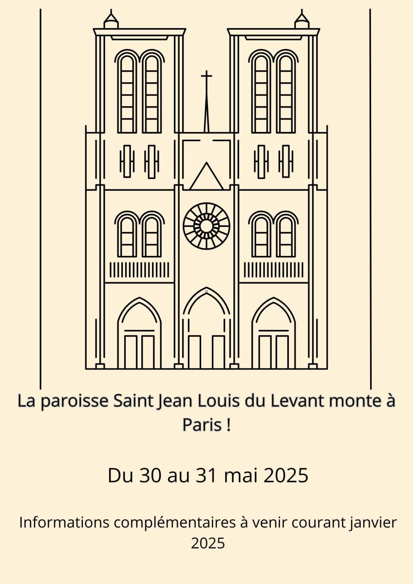 Rencontre pèlerinage paroissial à Paris 2025