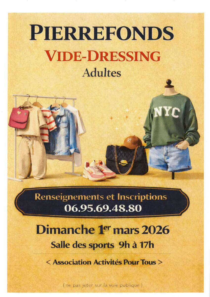 Vide-Dressing Vêtements Adultes