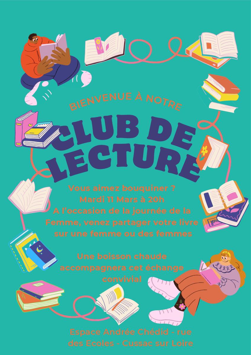 Club de lecture à la bibliothèque