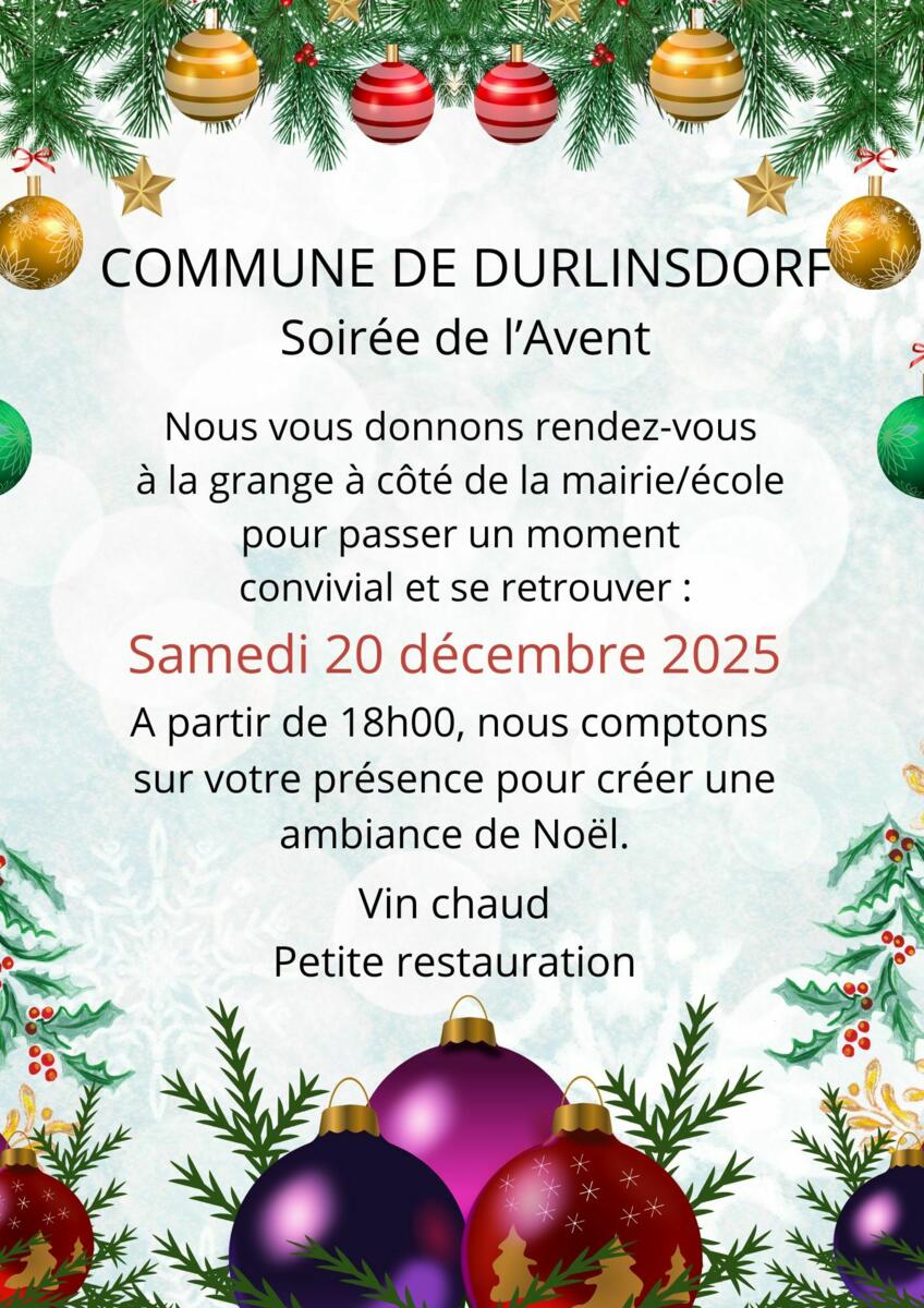 Soirée de l'Avent