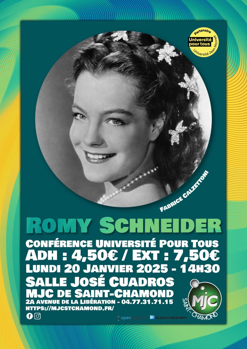 Conférence UPT - Romy Schneider