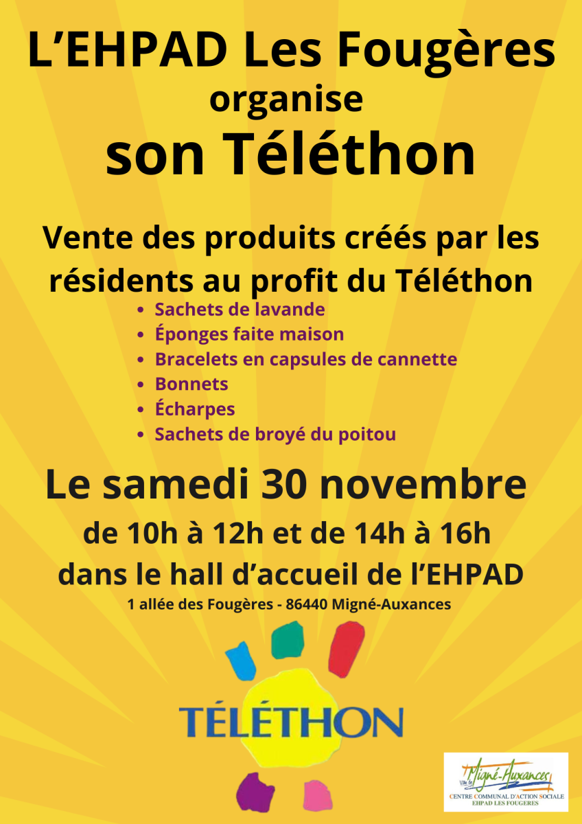 TELETHON A L'EHPAD