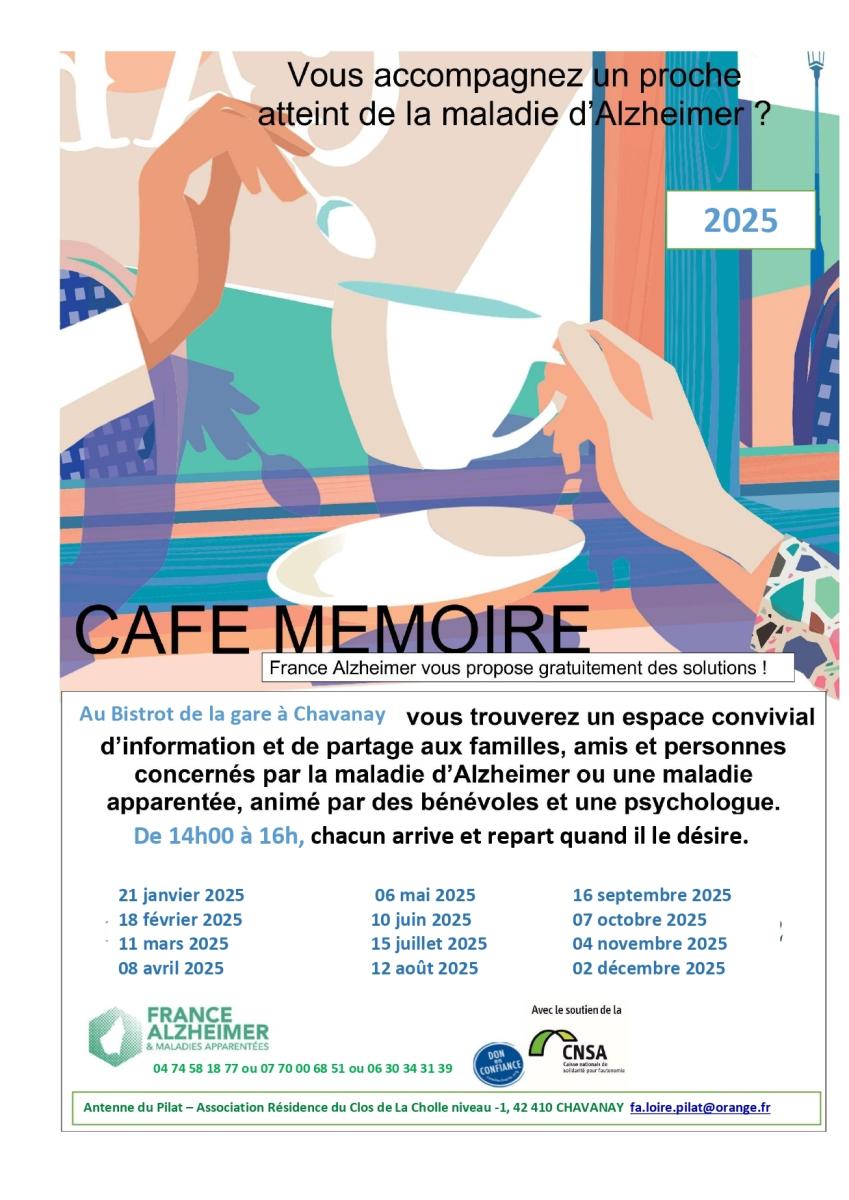 FRANCE ALZHEIMER - CAFÉ MÉMOIRE