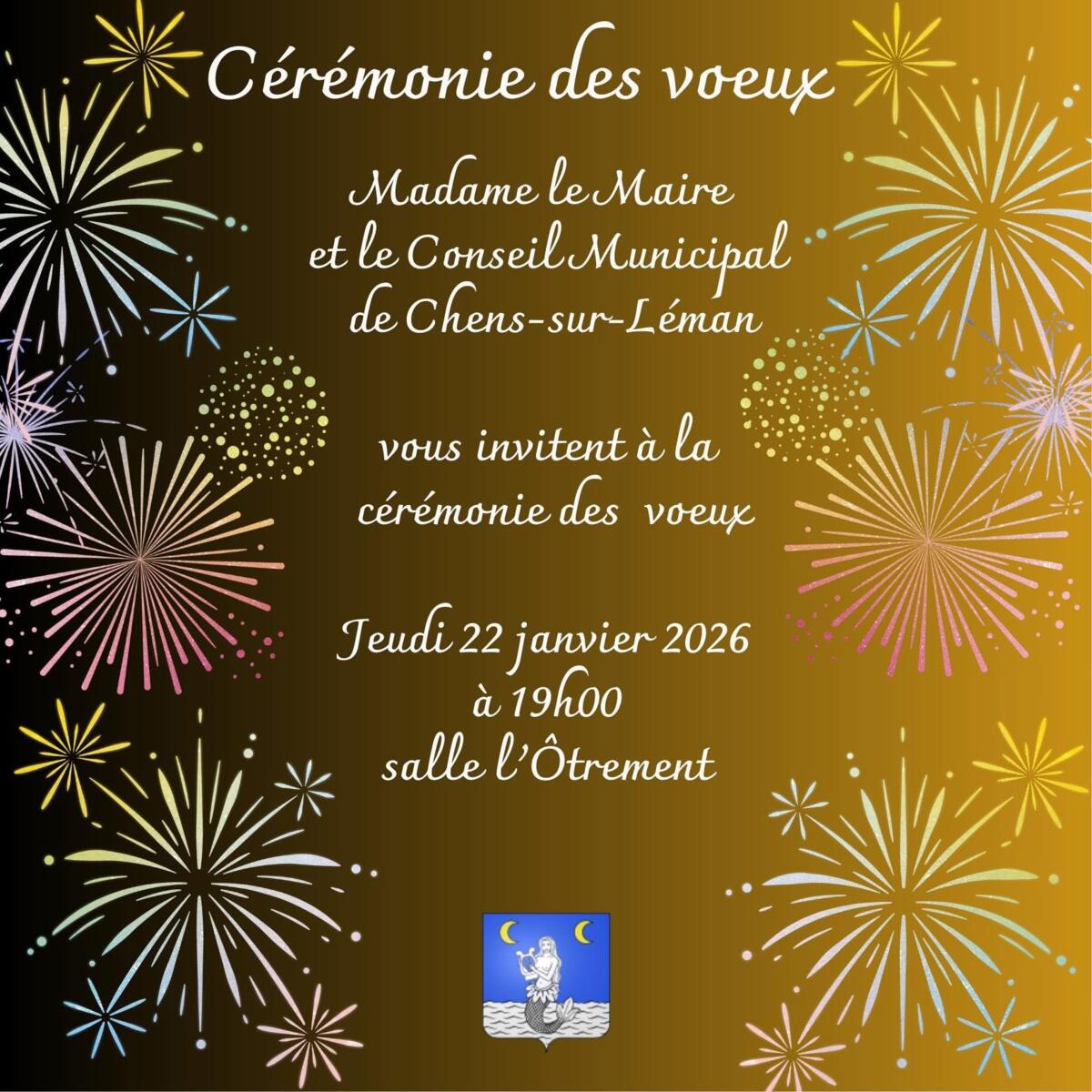 Cérémonie des Voeux du Maire