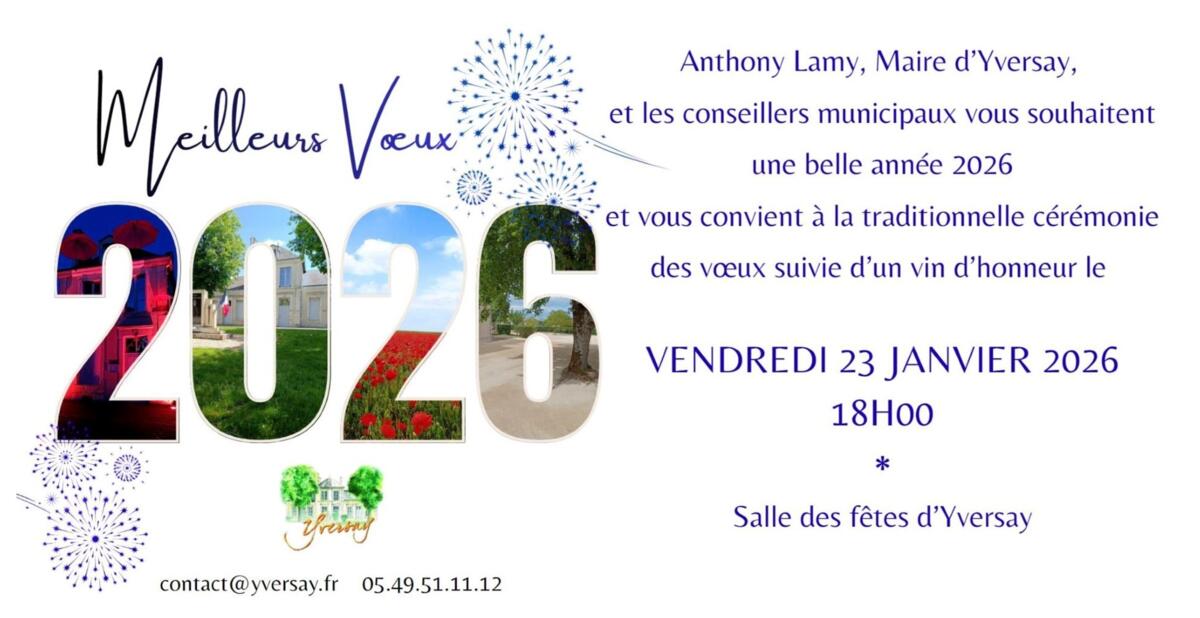 Voeux du Maire d'Yversay