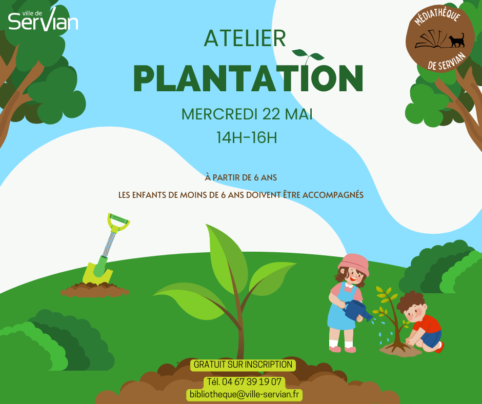 🌱🥕 Atelier Plantation - Mercredi 22 Mai 🥕🌱