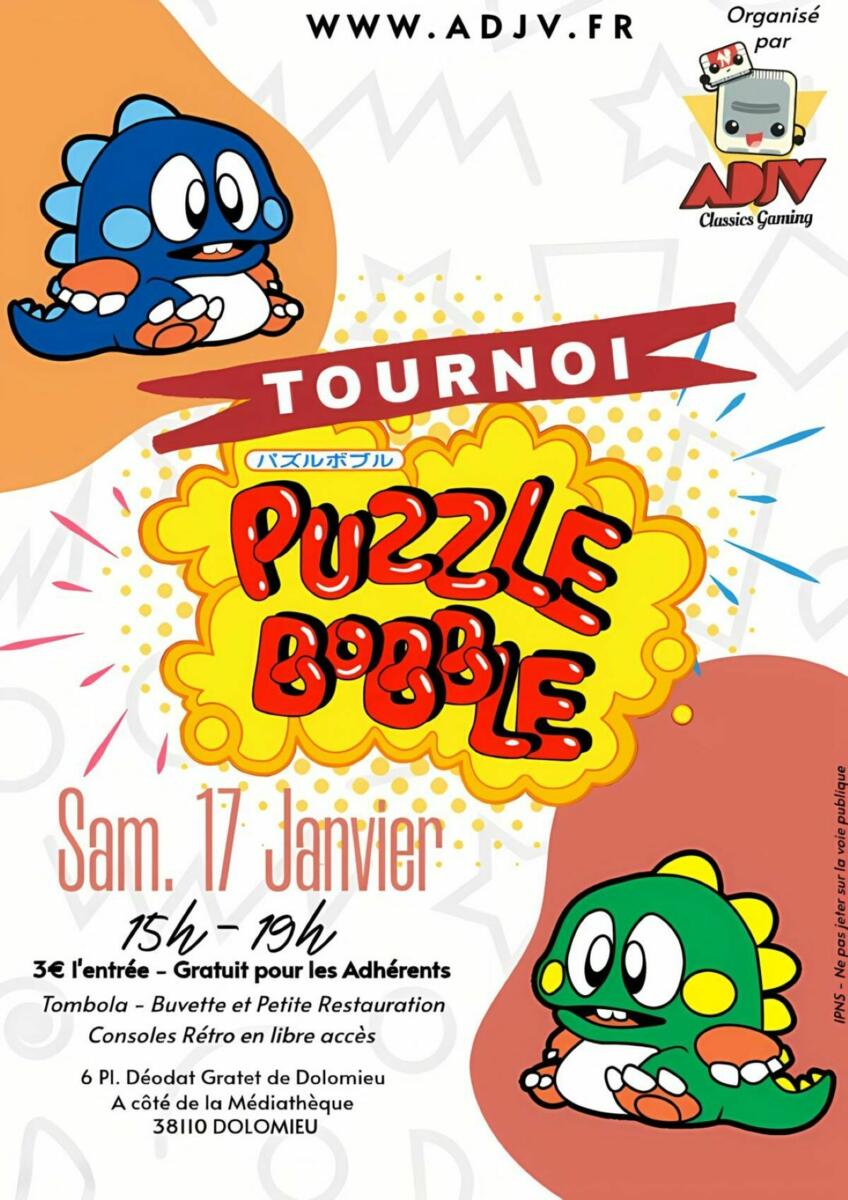ADJV - Tournoi PUZZLE BOBBLE