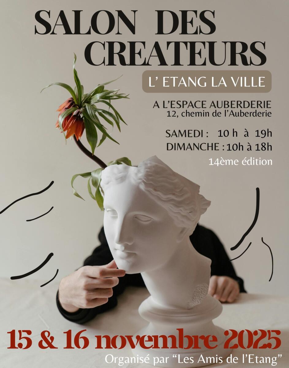 14ème salon des créateurs : 15 et 16 novembre 2025