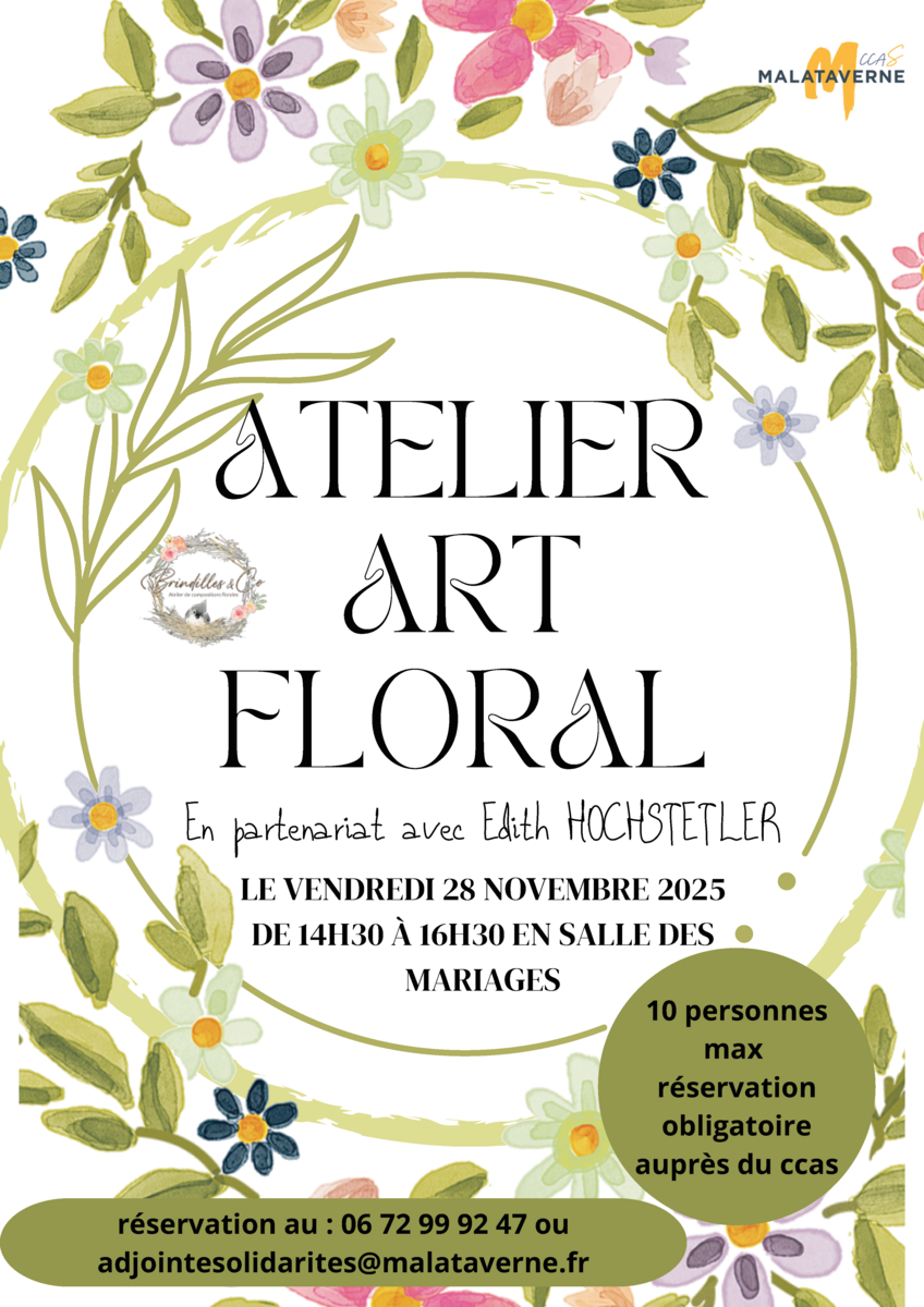 Atelier floral du CCAS