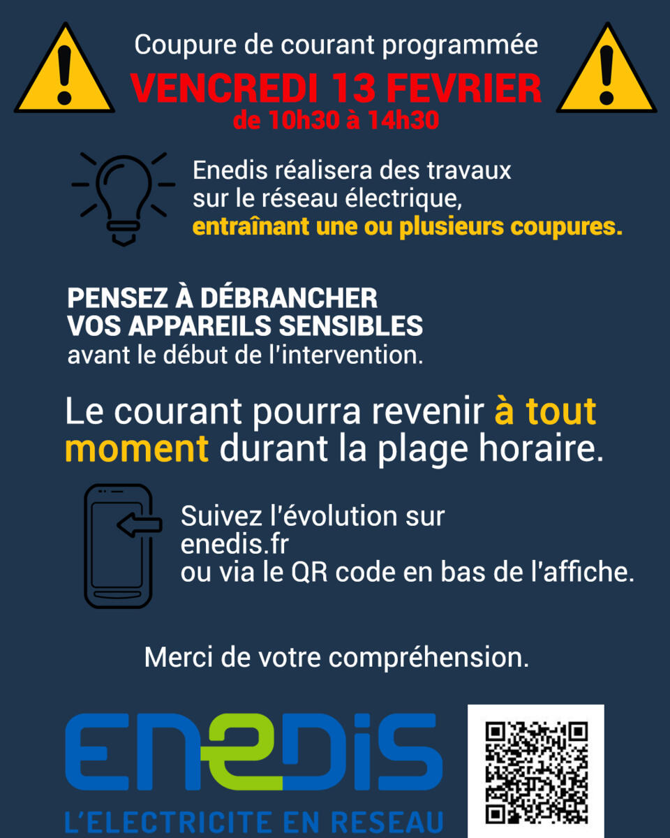 Coupures d’électricité