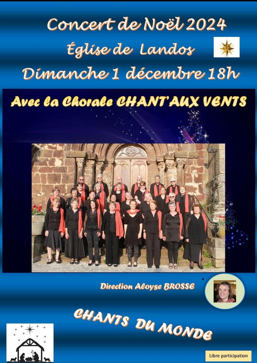 Concert de la chorale Chant'aux vents