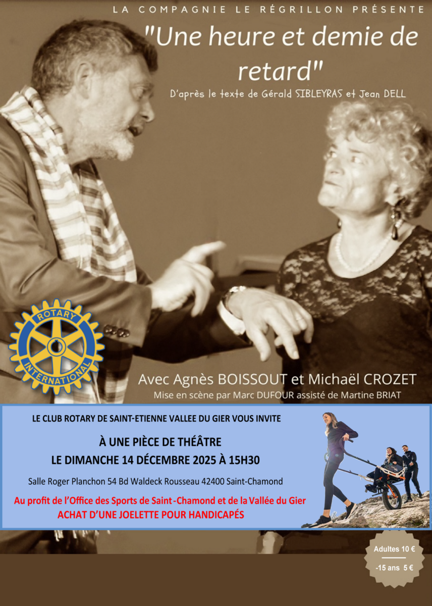 Théâtre - "Une heure et demie de retard"