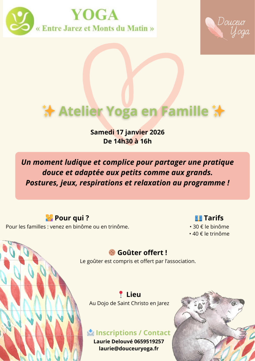 Atelier YOGA en famille