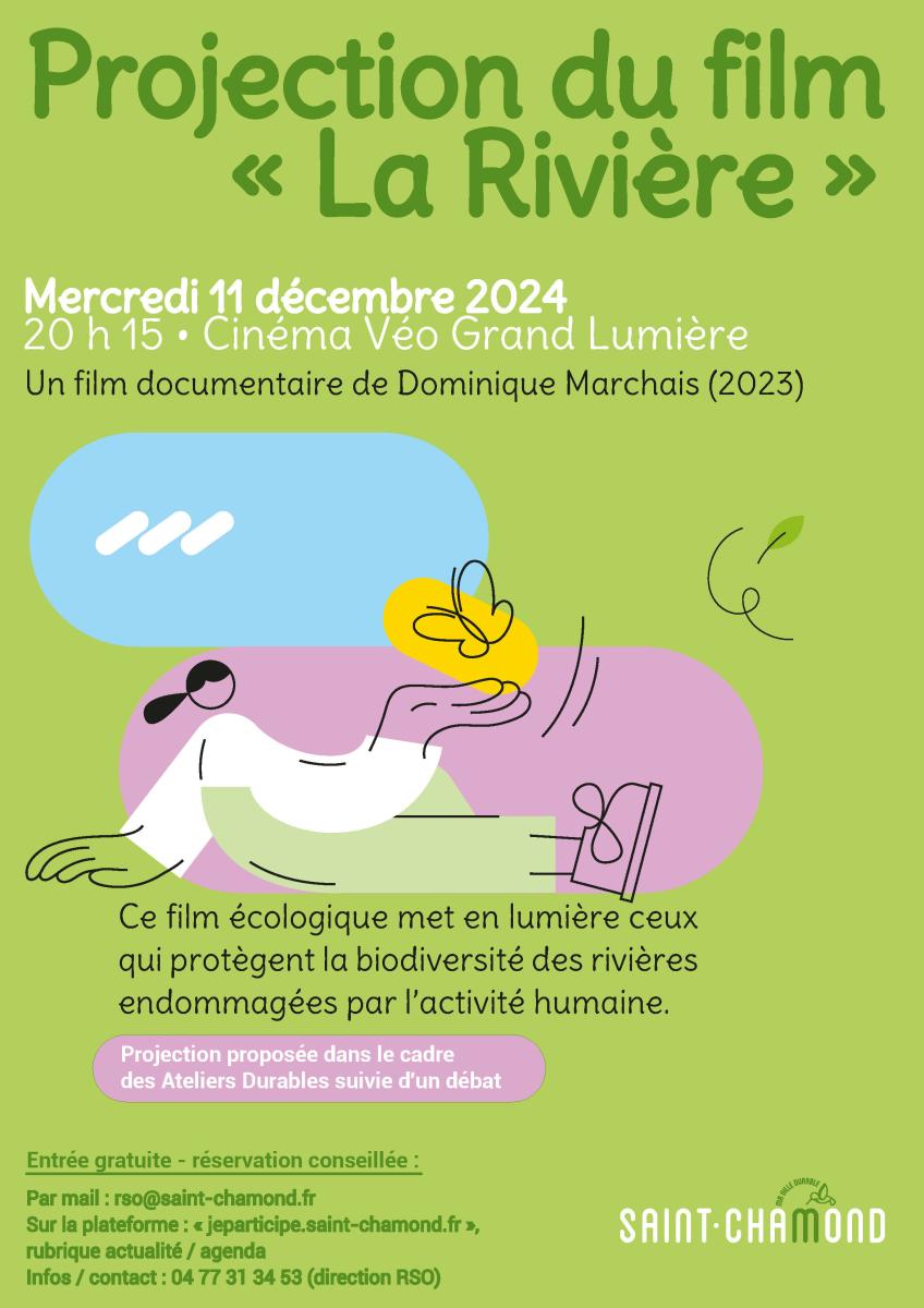 Projection du film documentaire "La Rivière"