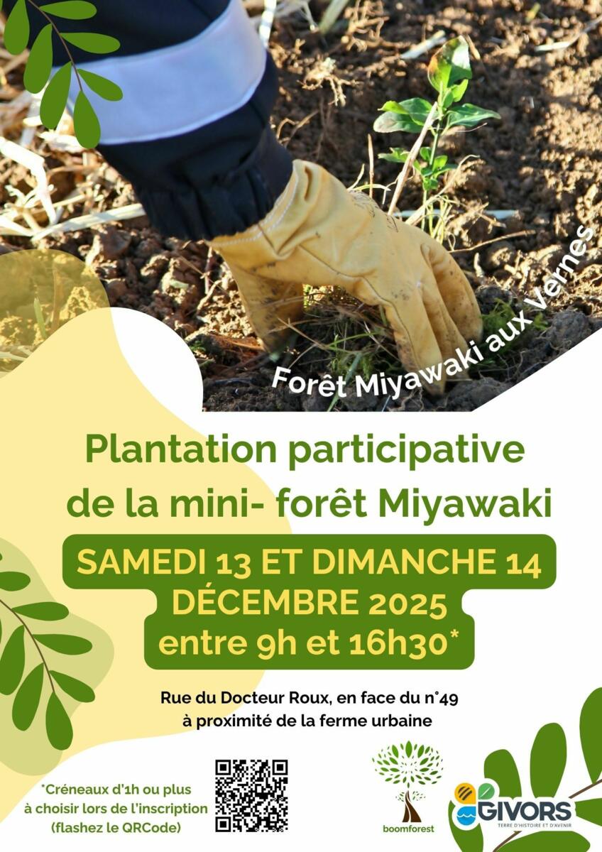 🌱 Venez planter avec nous la mini-forêt urbaine aux Vernes !