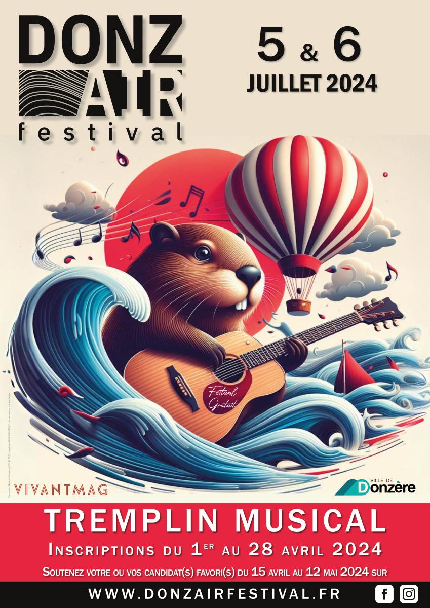 DONZ'AIR FESTIVAL 2024 - TREMPLIN MUSICAL