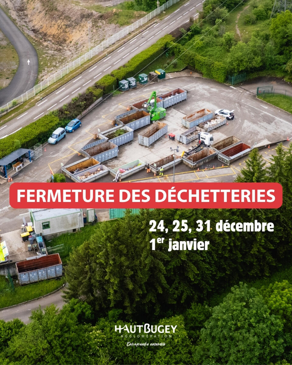 Fermeture des déchetteries