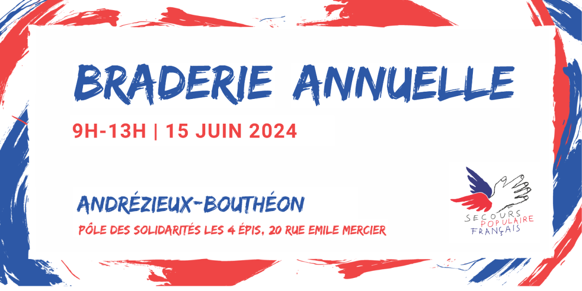 Braderie annuelle - Secours populaire