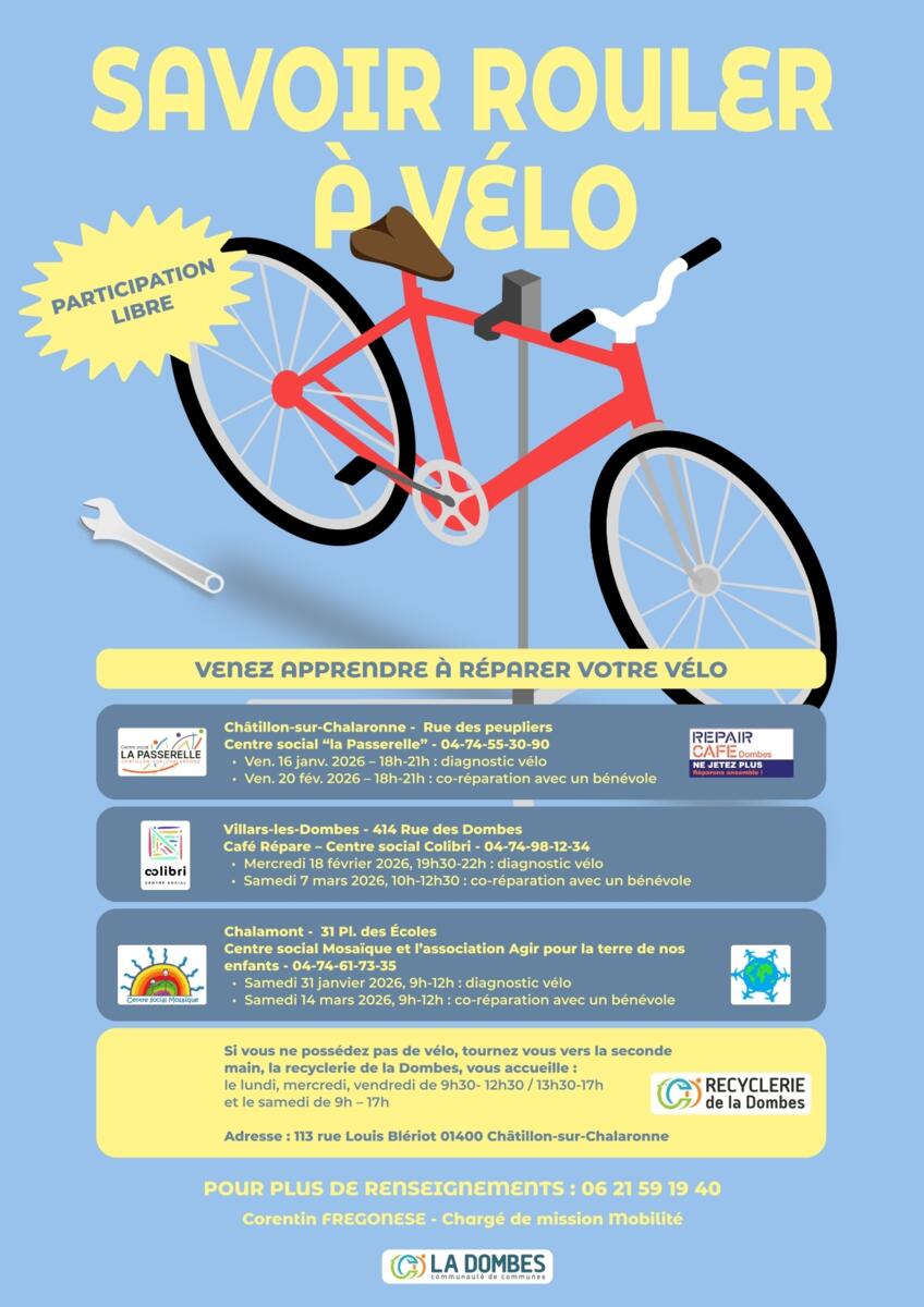 Apprenez à réparer votre vélo !