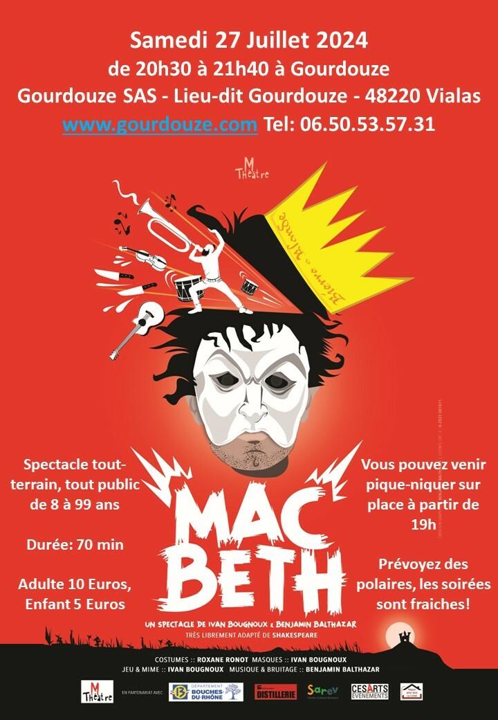 Pique-nique et théâtre à Gourdouze : Macbeth