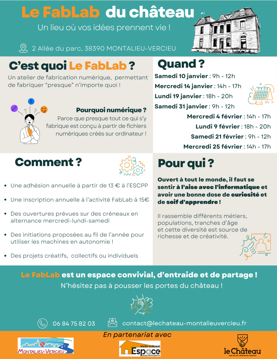 Ouverture du FabLab au public