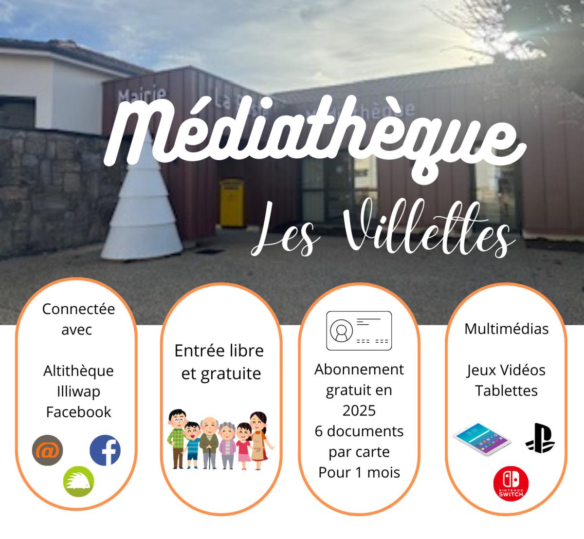 Ouverture de la médiathèque