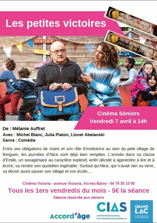 Ciné Séniors - Accord'Age - Avril 2023