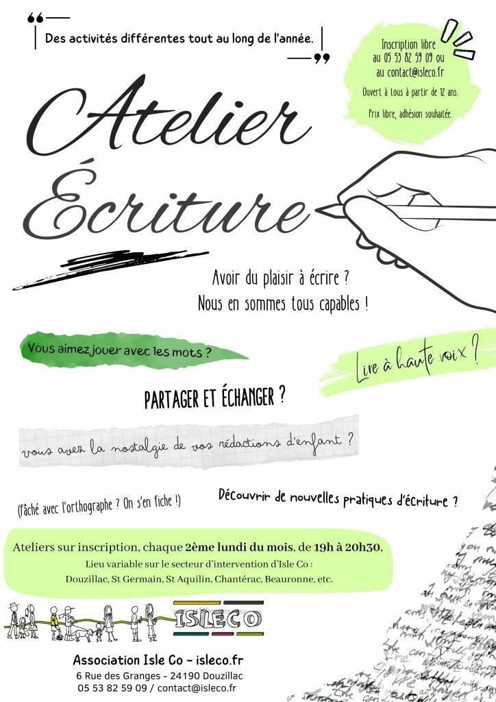 Atelier d'écriture Spécial Printemps des poètes – SAINT-GERMAIN