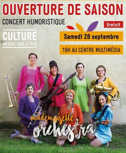 Ouverture de saison - Concert humoristique  -  NEUVIC