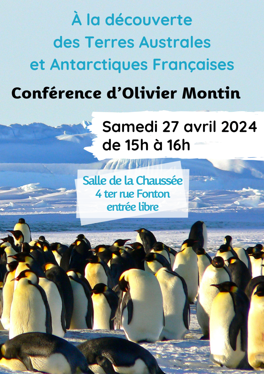 Conférence "Terres Australes et Antarctiques Françaises"