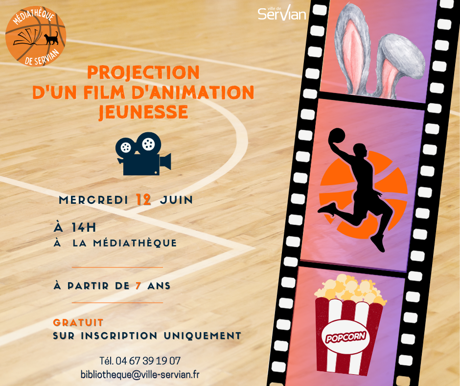 📽 Projection d'un film d'animation sportif - Mercredi 12 Juin - Médiathèque 📽