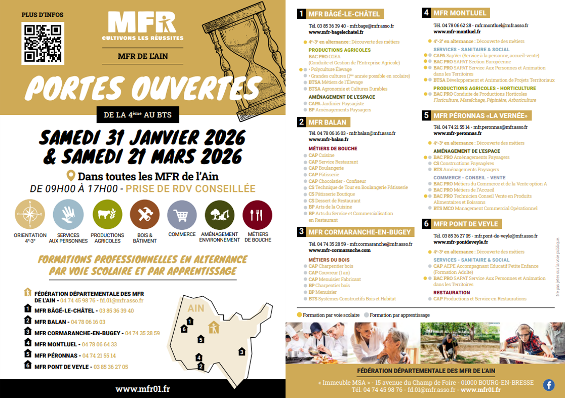 Journée portes ouvertes MFR