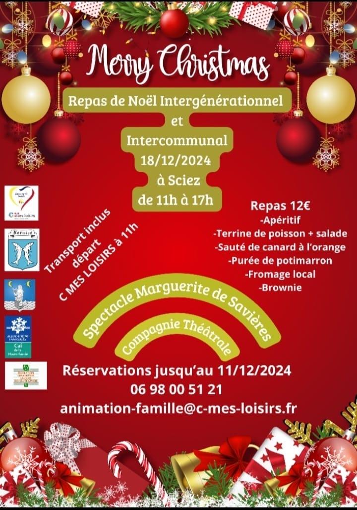 Repas de Noël intergénérationnel