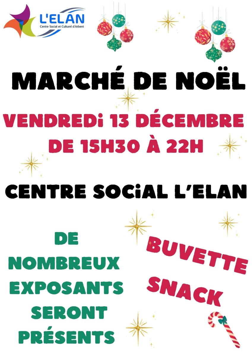 MARCHÉ DE NOËL DU CENTRE SOCIAL