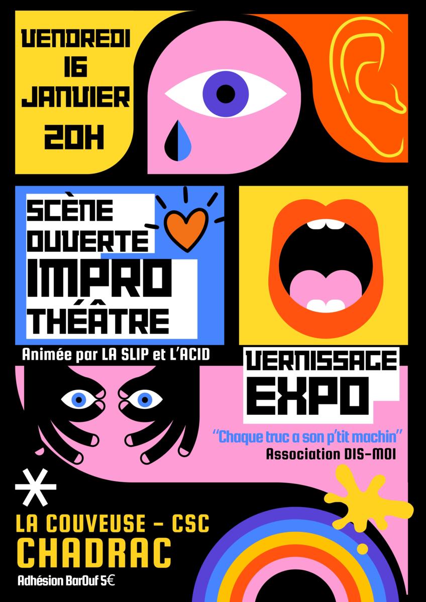 Scène ouverte impro et vernissage