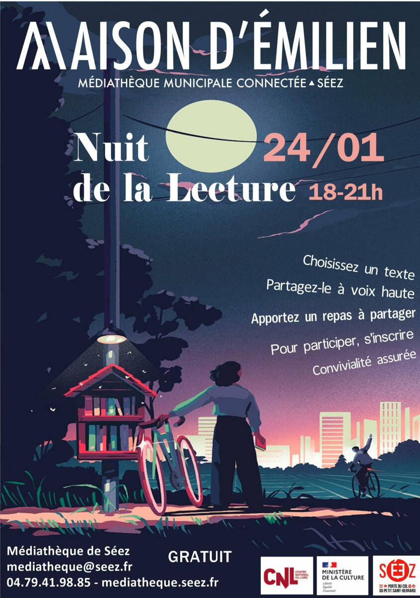 Nuit de la lecture à la médiathèque