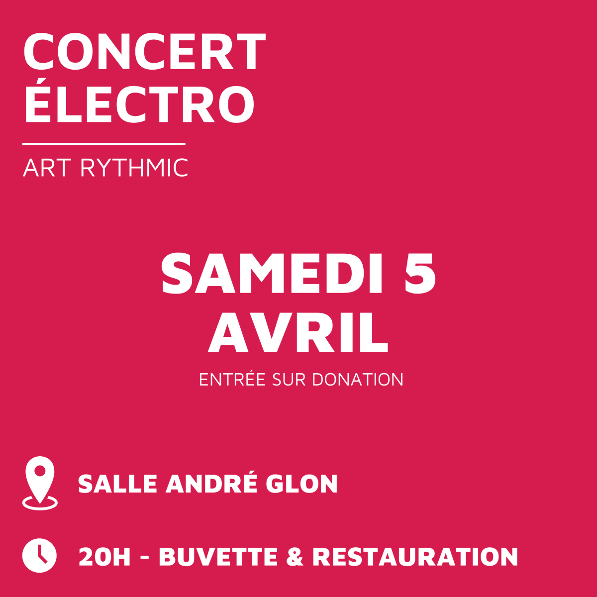 Concert Électro - Art Rythmic