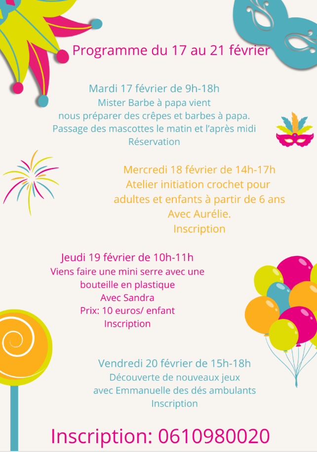 Présence de Mister Barbe à papa au Café des Boutchous