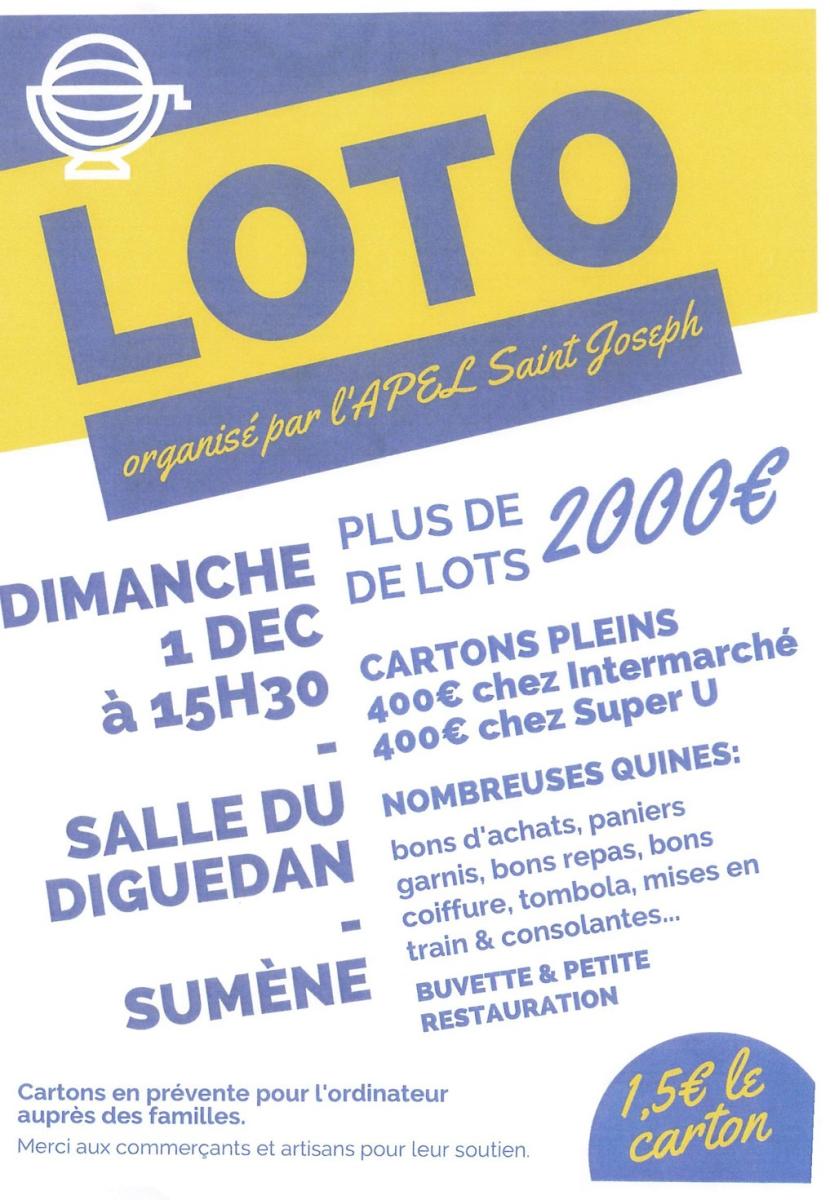 Loto de l'Apel St Joseph