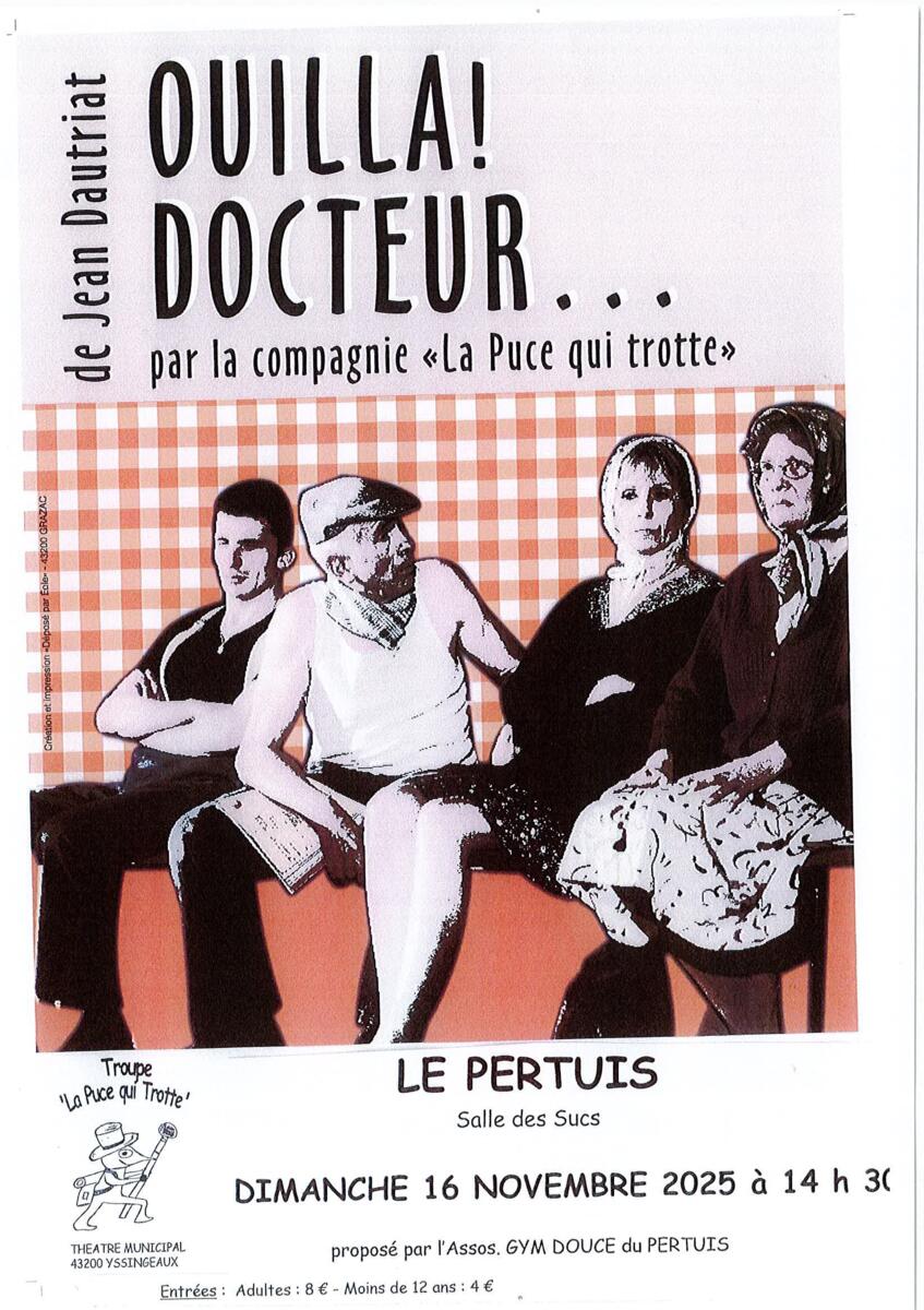 Association Gym douce - après-midi théâtre 16/11 à 14h30