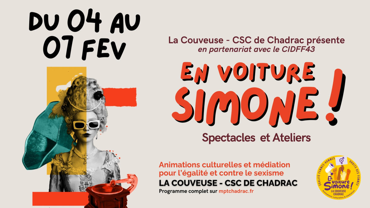 EN VOITURE SIMONE ! Animations culturelles et médiation pour les droits des femmes et contre le sexisme