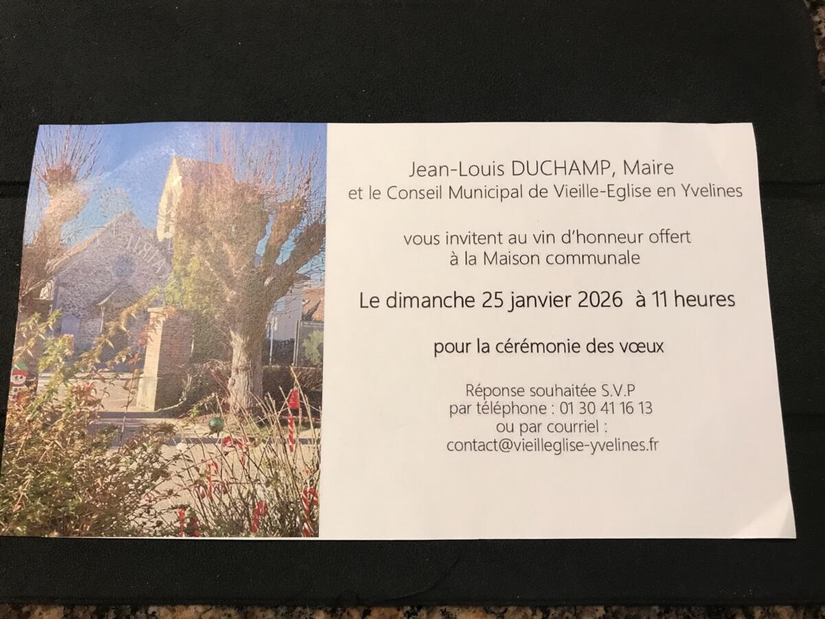 Cérémonie des vœux 2026